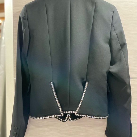 PHILIPP PLEIN EMBELLISHED BLAZER SIZE MEDIUM - Picture 4 of 12